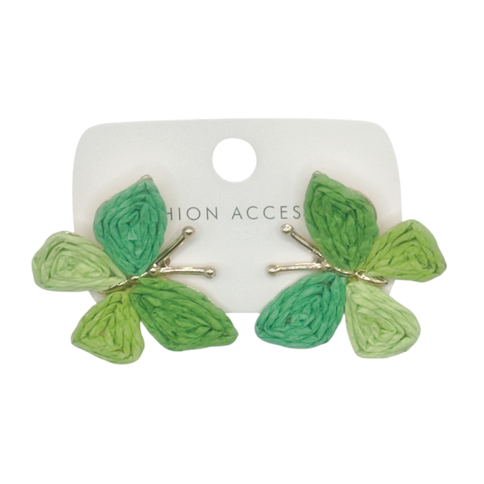 Cercei design fluture MARIPOSA, Verde [1]