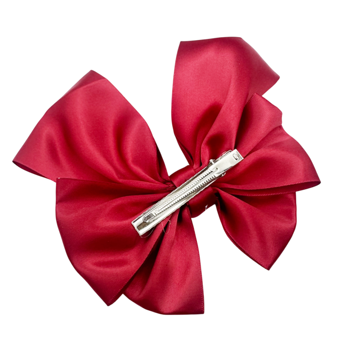 Clama de par JULIETTE - Funda rosie eleganta din satin [2]