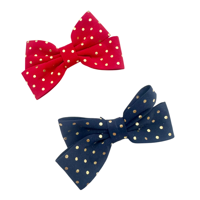 Clamă de păr ELSA cu buline aurii [3]