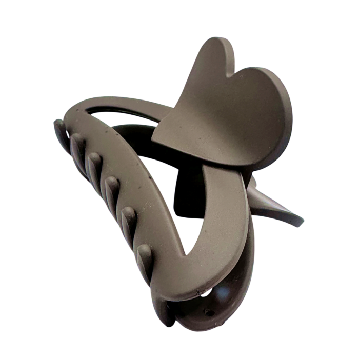 Clama Păr inima Bej taupe – Claw Clip Elegant [2]