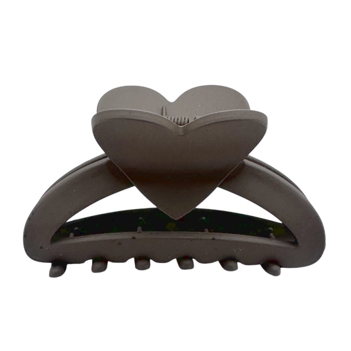 Clama Păr inima Bej taupe – Claw Clip Elegant [3]