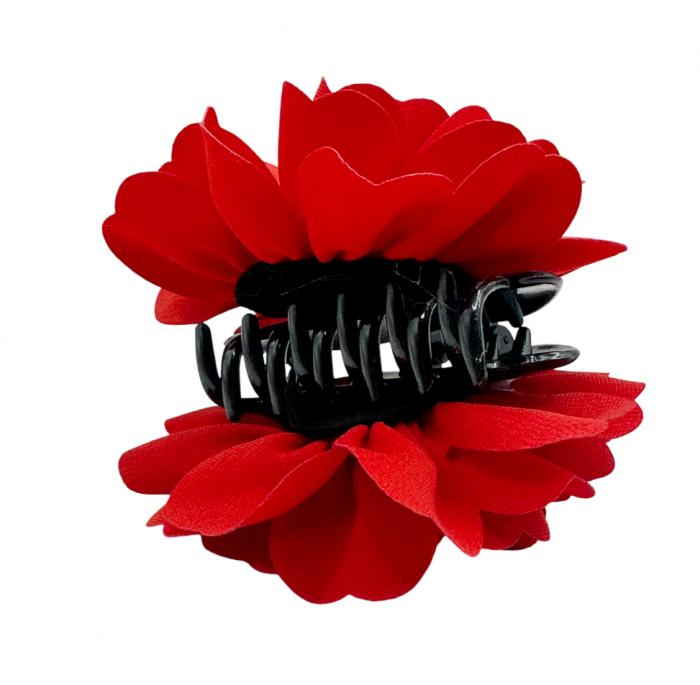 Cleste de Par Floare MARISSA, Rosu [2]