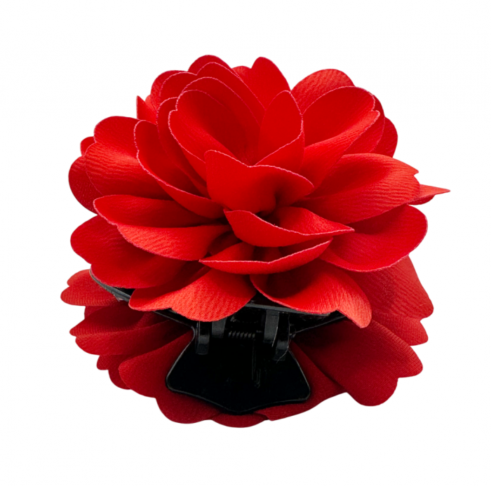 Cleste de Par Floare MARISSA, Rosu [3]