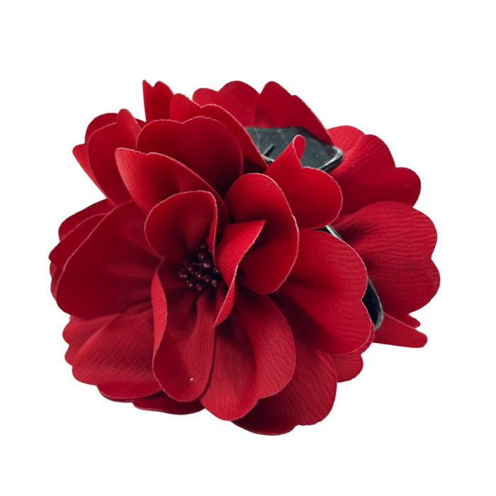 Cleste de Par Floare MARISSA, Rosu inchis [1]