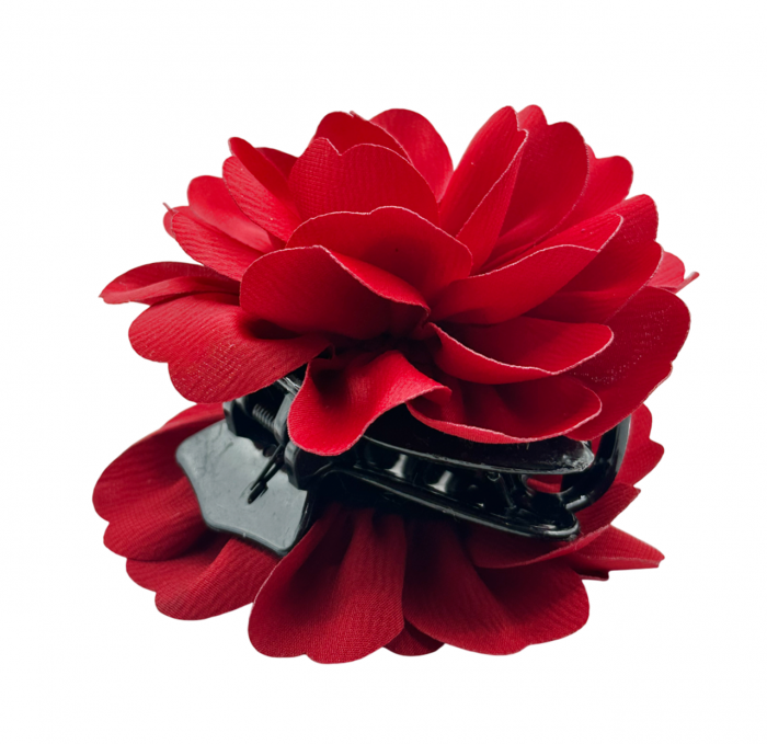 Cleste de Par Floare MARISSA, Rosu inchis [2]