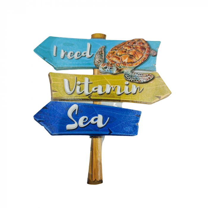 Magnet decorativ SUMMER, 9x8cm [3]