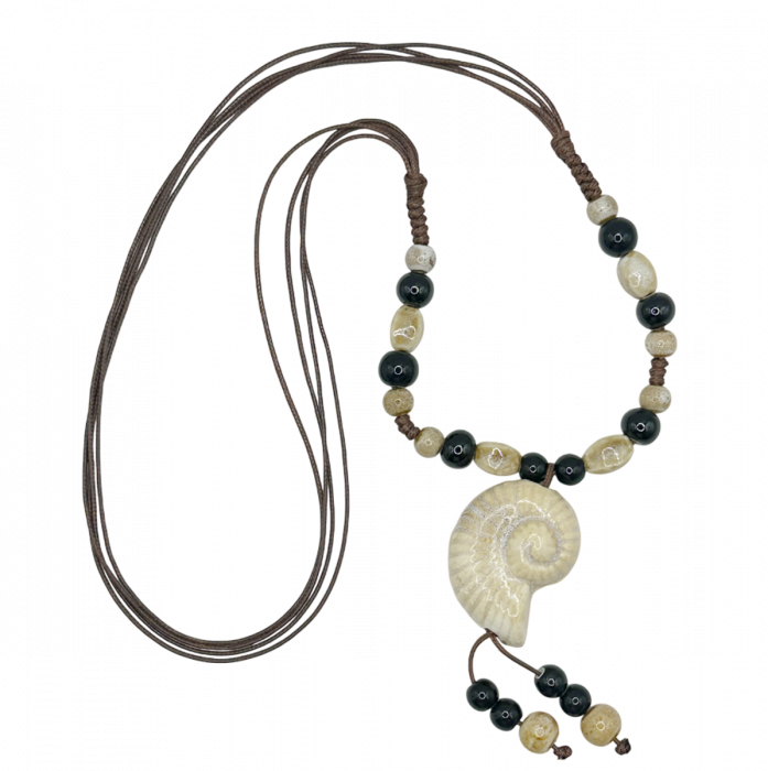 Colier ceramica SHELL, Bej [1]