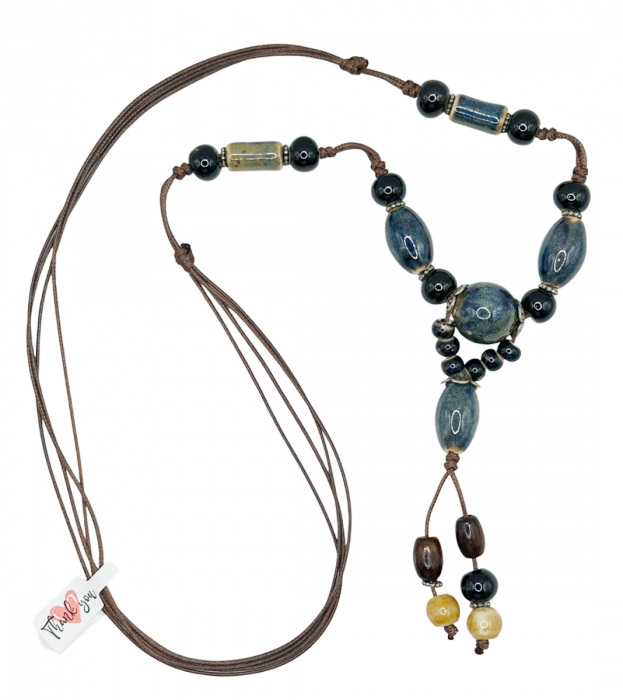 Colier ceramica ARIA, Albastru [1]