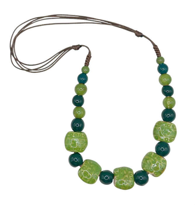 Colier ceramica VERONA, Verde [1]