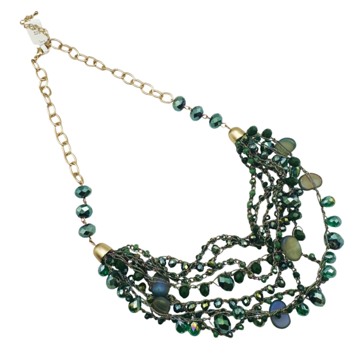 Colier cu margele cameleon VENUS, Verde [1]