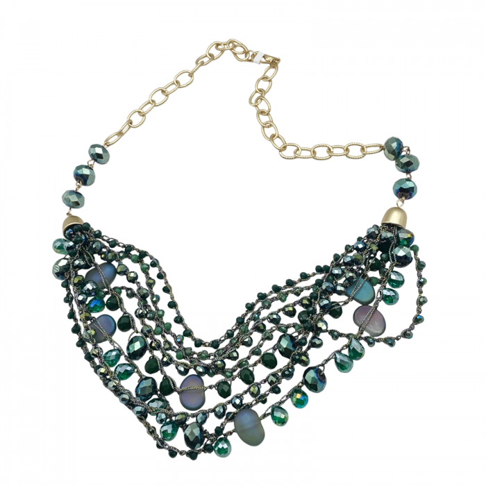 Colier cu margele cameleon VENUS, Verde [1]