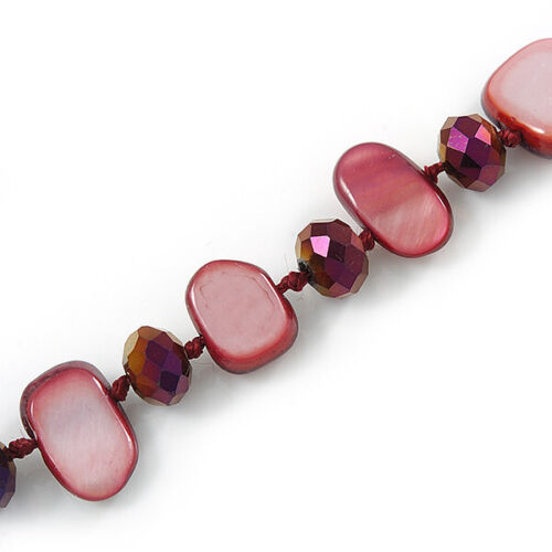 Colier cu margele burgundy, CARLOTTA [3]