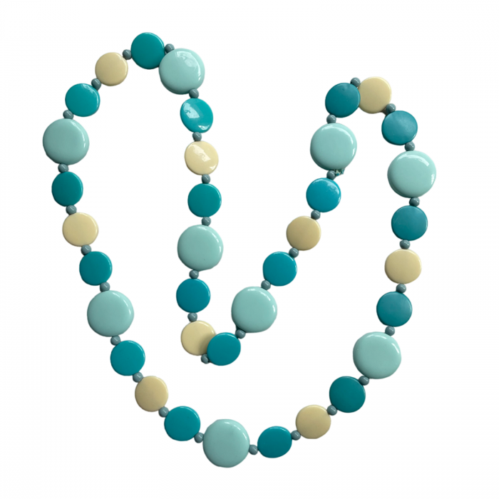 Colier lung CELESTE, Bleu turcoaz [2]