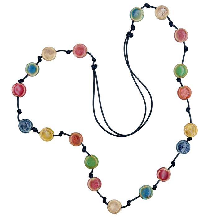 Colier margele colrate din ceramica ETHNIC [3]