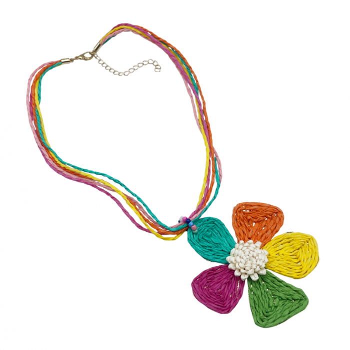 Colier scurt cu floare LOUANNE, Multicolor [1]