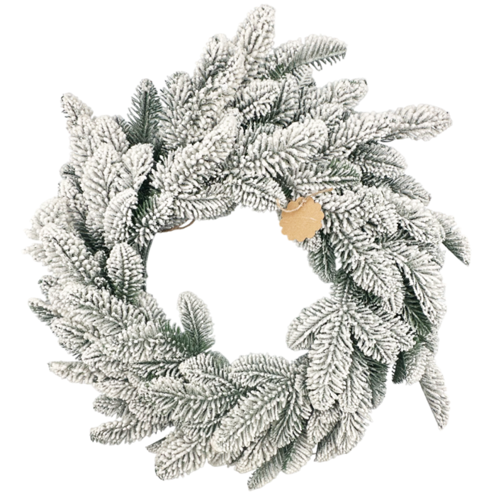 Coronita Craciun cu crengute brad FROSTY, 50cm [1]