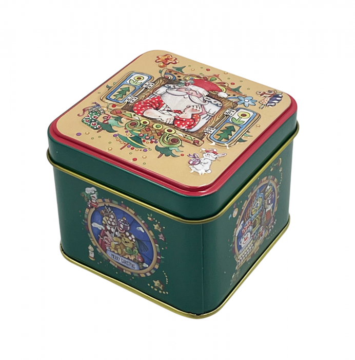 Cravata CHRISTMAS TREE in cutie metal, Albastru [3]