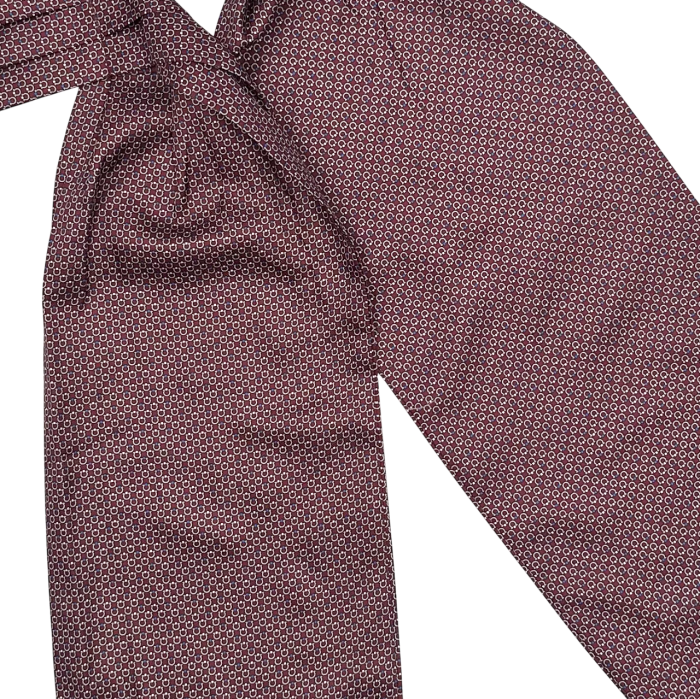 Cravata matase ASCOT LUCKY, Bordo [2]