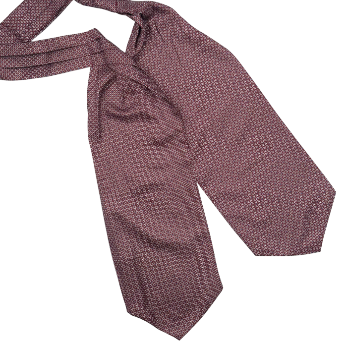 Cravata matase ASCOT LUCKY, Bordo [1]