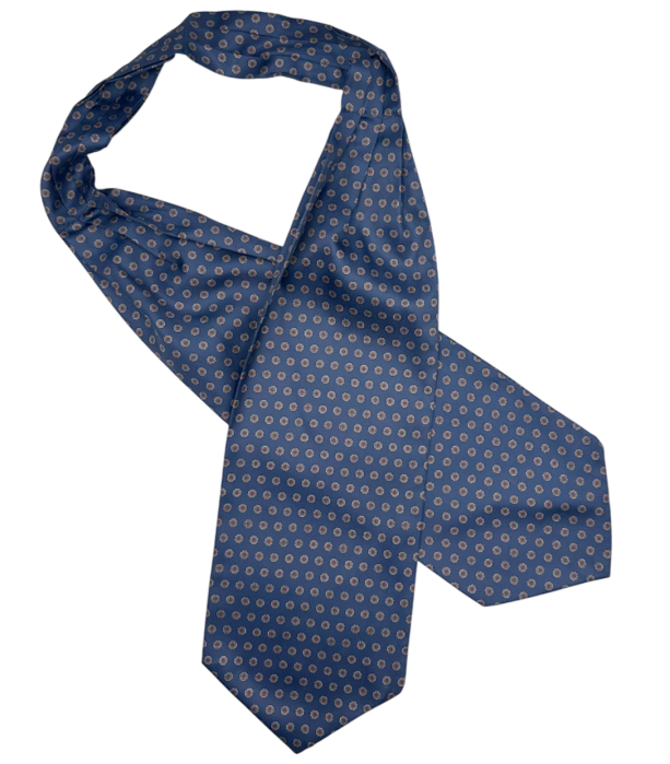 Cravata matase ASCOT BARNABY, Bleumarin [2]