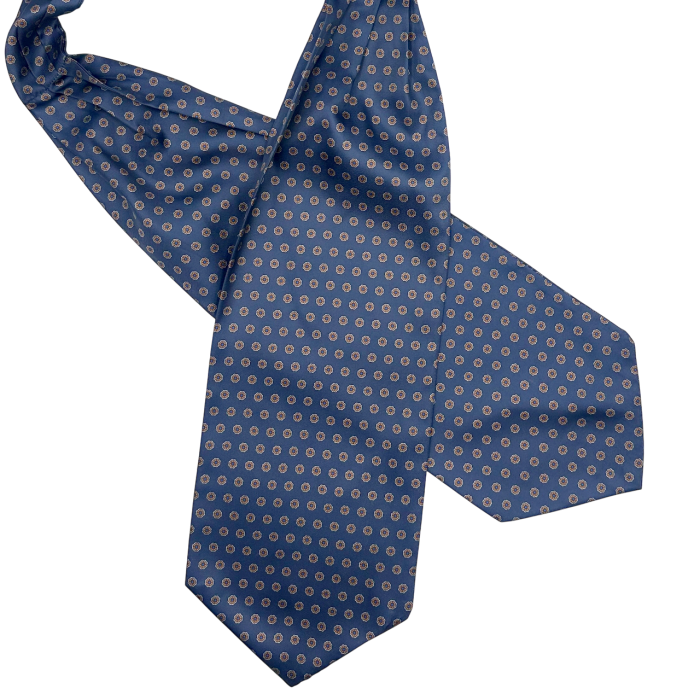 Cravata matase ASCOT BARNABY, Bleumarin [1]