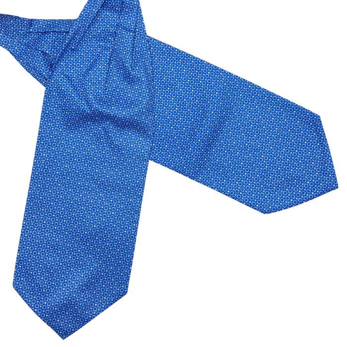 Cravata matase ASCOT LEONARDO, Albastru [1]