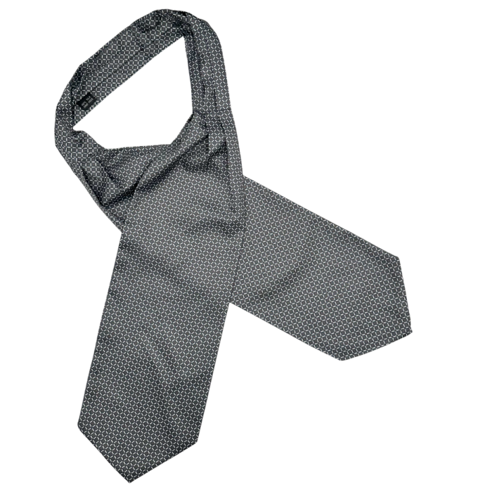 Cravata matase ASCOT WILSON, Gri/ Bleu [2]