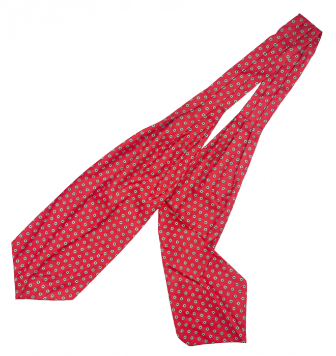 Cravata matase ASCOT JAMES, Rosu [1]
