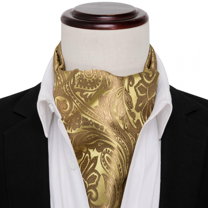 Cravata matase ASCOT WILLIAM, Maro [4]