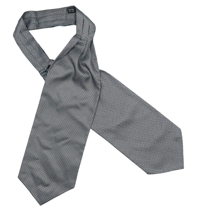 Cravata matase ASCOT ALESSIO, Gri/ Bleu [2]