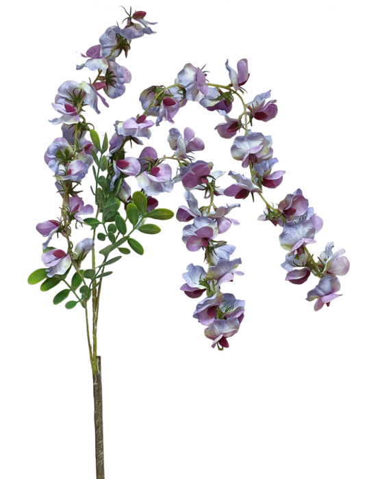 Creanga Glicina artificiala WILMA, Mov, 100cm [3]