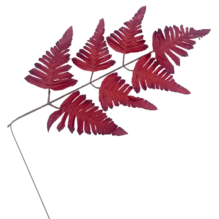 Creanga decorativa cu frunze SIENNA - Burgundy [2]