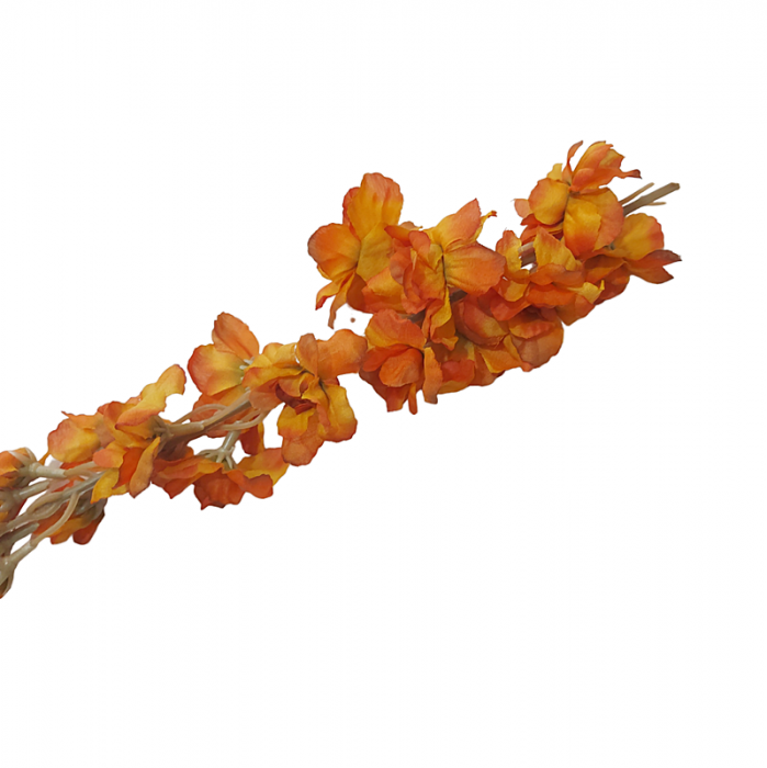 Creanga cu flori artificiale TERENCE, Portocaliu, 80cm [4]