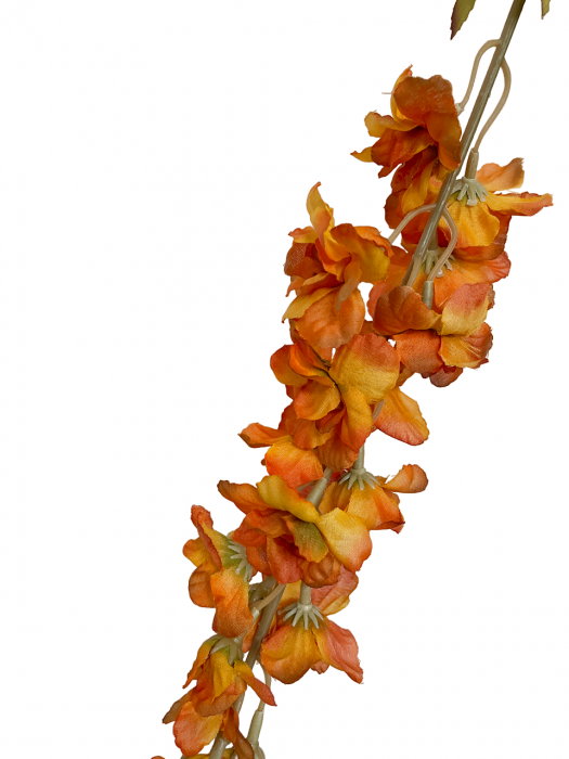 Creanga cu flori artificiale TERENCE, Portocaliu, 80cm [2]