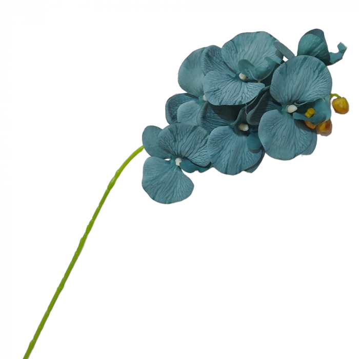 Orhidee artificiala GLORIA, Turcoaz, 60cm [3]