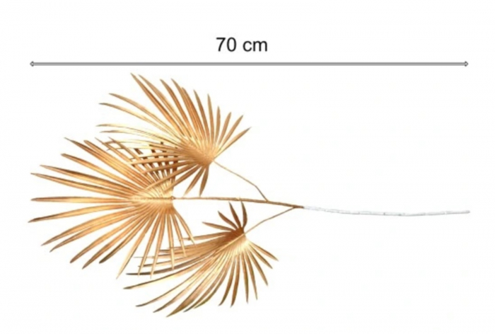 Creanga decorativa ALMA, Sampanie, 70cm [3]