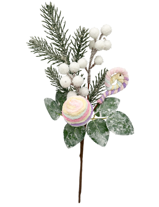 Crenguta decor Craciun DELICE, 30cm [2]