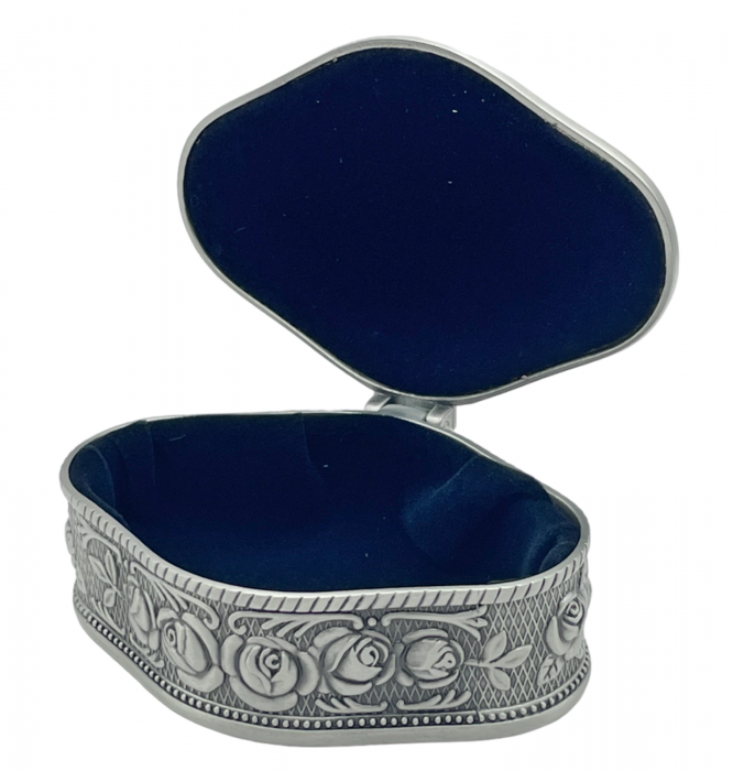 Cutie pentru bijuterii ELIZABETH, Antimoniu, 9x6x3cm [2]