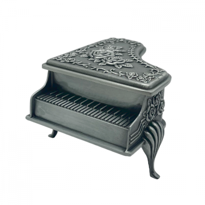 Cutie pentru bijuterii PIANO, Antimoniu, 9x6x5cm [1]