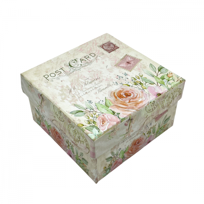 Cutie cadou ROSES, 11x11x6.5cm [2]