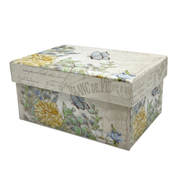 Cutie cadou FLOWERS, 13x9x6.5cm [1]