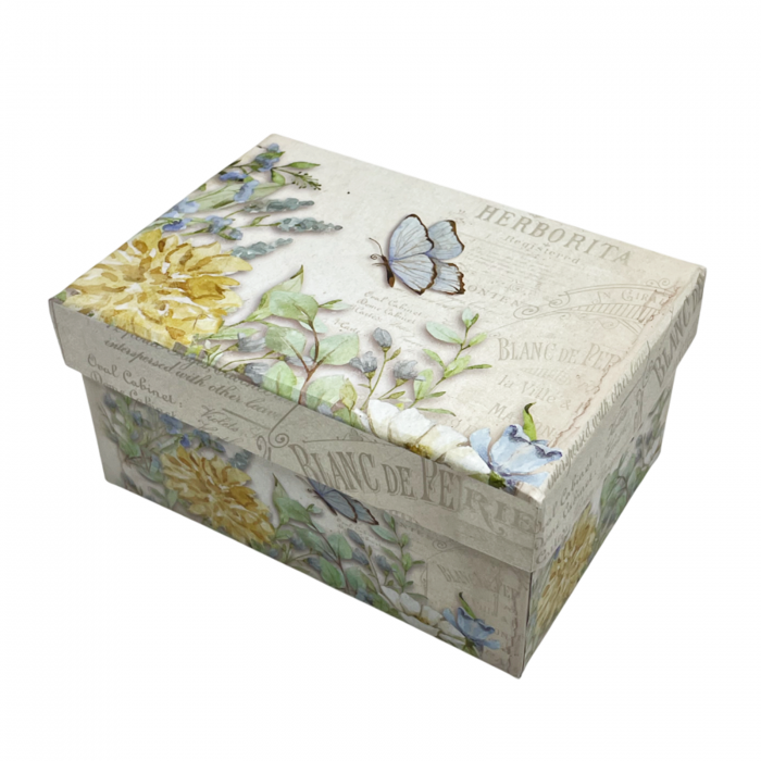 Cutie cadou FLOWERS, 13x9x6.5cm [2]