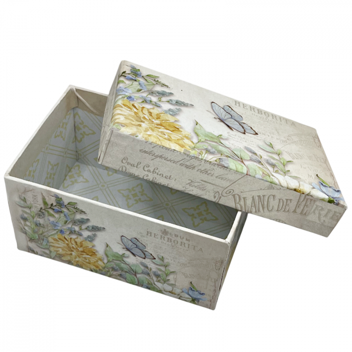 Cutie cadou FLOWERS, 13x9x6.5cm [3]