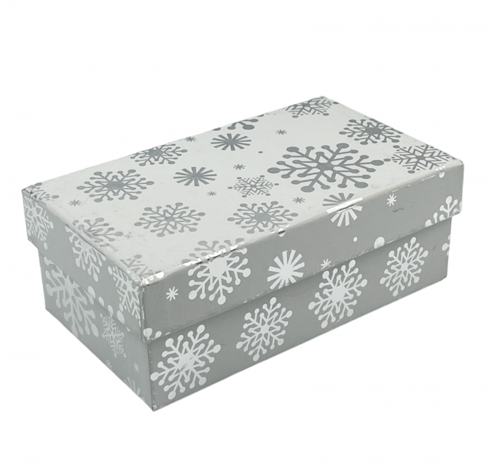 Cutie cadou Craciun MAGIC, Argintiu, 17x10x6.5cm [3]