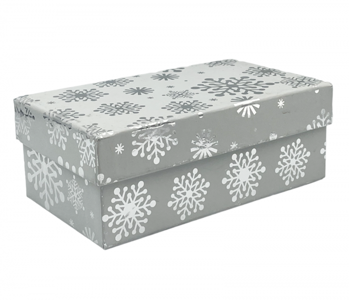 Cutie cadou Craciun MAGIC, Argintiu, 17x10x6.5cm [1]