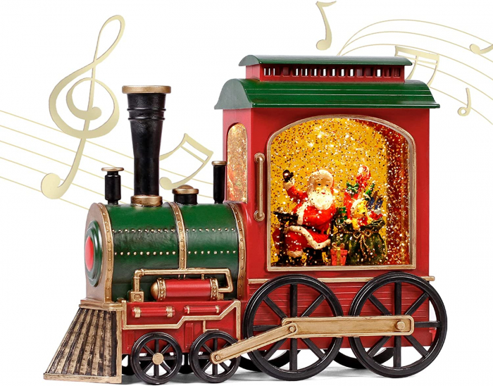 Cutie muzicala Craciun Locomotiva LED Magic [3]