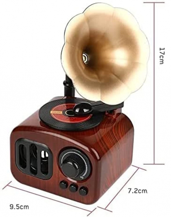 Cutie muzicala OLD GRAMOPHONE, 9.5x17cm [5]