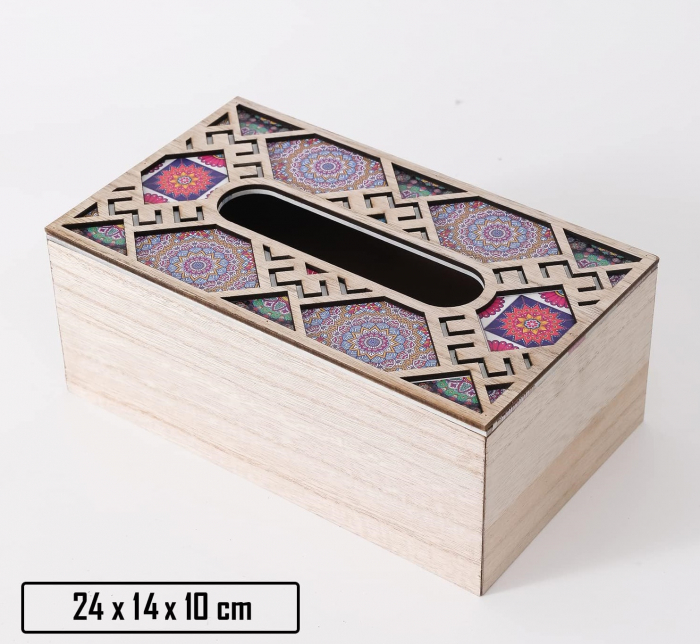 Cutie pentru servetele MAROCCO, Mov, 24x14x10cm [5]