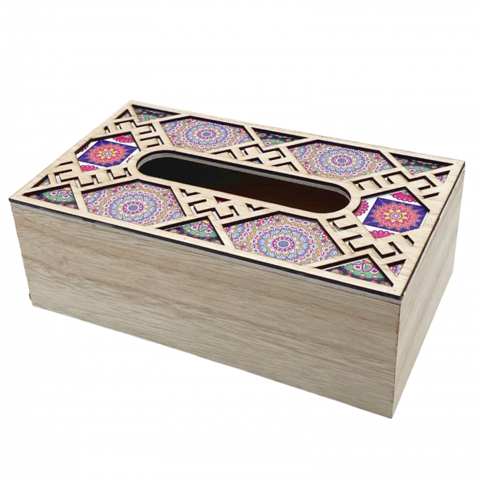 Cutie pentru servetele MAROCCO, Mov, 24x14x10cm [1]