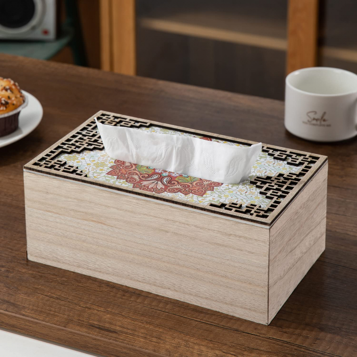 Cutie pentru servetele MAROCCO, Rosu, 24x14x10cm [5]